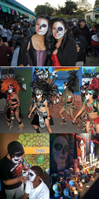 Photo: Dia Del Los Meurtos Aztec Dancers at ECHS