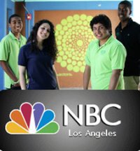 Photo: ECHS Students on NBC LA