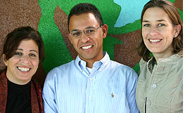 Pictured: Alison Suffet-Diaz, Founder, Kennedy Hilario, Executive Director, Jenni Taylor, Asst. Principal.